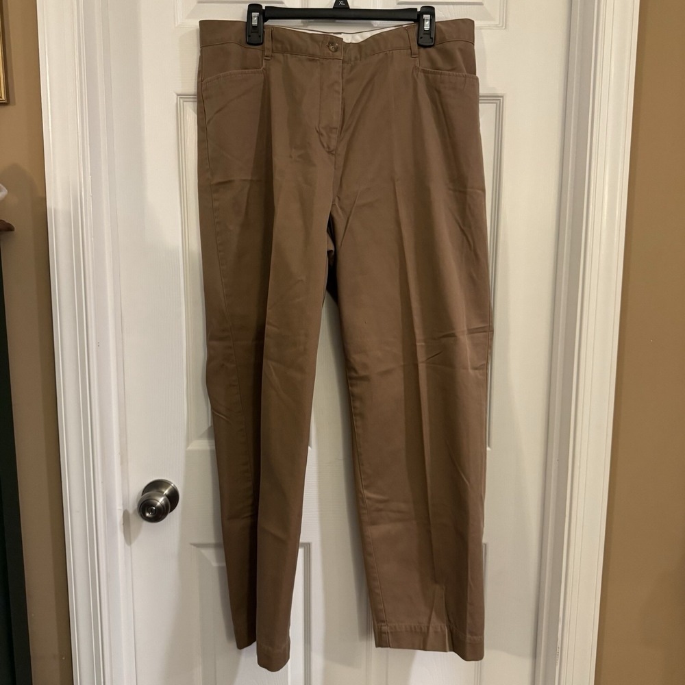 Christopher & Banks Brown Chino Pants Size 16